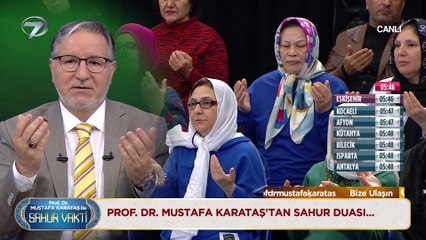 Prof. Dr. Mustafa Karataş ile Sahur Vakti - 11 Mart 2024