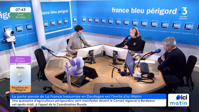 Vincent Belloteau, porte-parole La France Insoumise en Dordogne