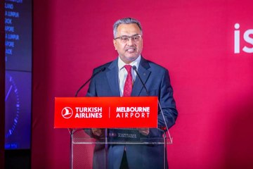 THY'nin Melbourne uçuşu dünyada en fazla izlenen uçuş oldu! Türk bayraklarıyla karşılandı