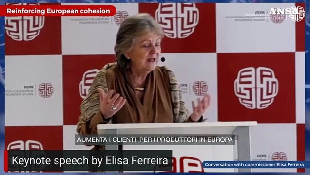 Coesione, Ferreira: La politica aiuta i Paesi piu' deboli e supporta l'accelerazione dello sviluppo