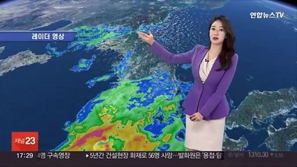 [날씨] 내일 전국 봄비…해안가 초속 20m 안팎 돌풍