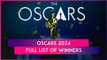 Oscars 2024 Winners: Oppenheimer Wins Best Picture, Cillian Murphy Is Best Actor; Check Full List