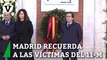 Homenaje de la Comunidad de Madrid a las víctimas de los atentados del 11-M