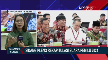 Tải video: Update Sidang Pleno Rekapitulasi Suara Pemilu 2024, KPU Hitung Suara Sumsel dan Jateng