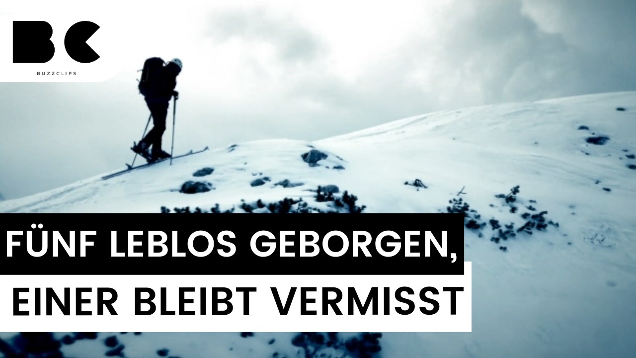 Schweiz: Fünf vermisste Skitourengänger tot geborgen