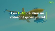 Les F-16 de Kiev ne voleront qu'en juillet