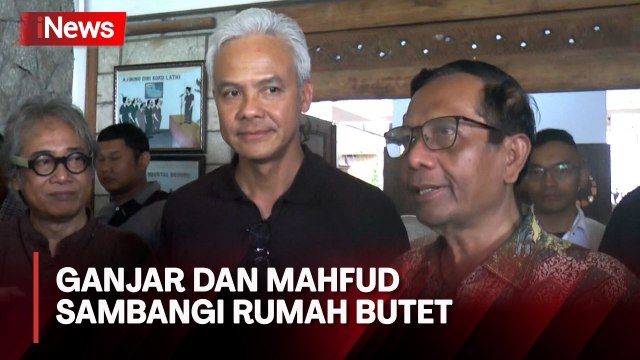 Momen Ganjar dan Mahfud Sambangi Rumah Butet di Bantul, Sempat Bahas Situasi Politik