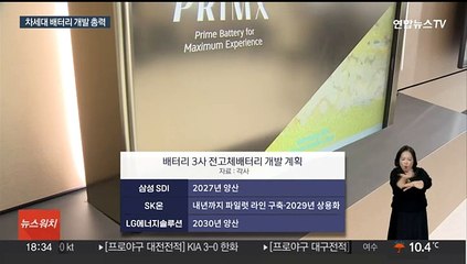 '꿈의 배터리' 전고체 개발한다…민관 협력 강화