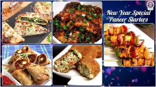 Top 5 New Year Special Paneer Starters Recipes | Paneer Starter for Party | Veg Appetizer Recipes