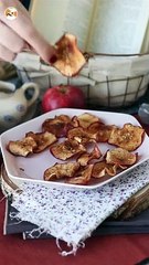 Chips de pomme à la cannelle au air fryer