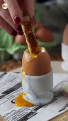 Soft-boiled eggs cooked in airfryer