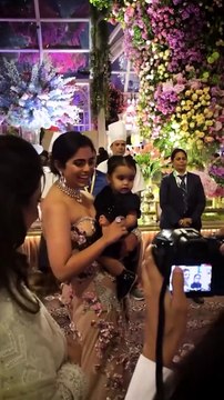 زواج ابن اغنى رجل في الهند وابنت ثاني اغنى رجل في الهند