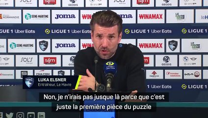 Elsner : “Le travail porte ses fruits”