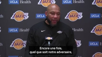 Lakers - Ham : "Être la meilleure version de nous-mêmes"
