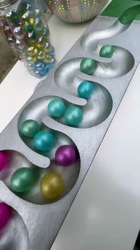 HABA Wave Slope ASMR Healing Marble Continuous Rotation Course#marblerun #marblerunrace