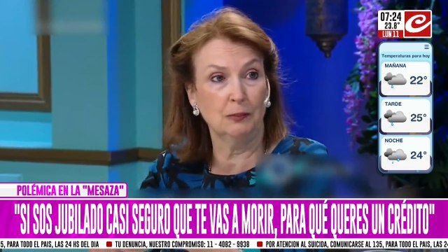 Diana Mondino: Si sos jubilado y te vas a morir.... ¿para qué querés un crédito?