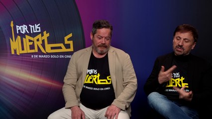 Entrevista a José Mota y Jorge Sanz, protagonistas de la película "Por tus muertos"