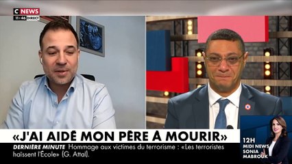 Download Video: Droit à mourir - En larmes, l’élu écolo Philippe Bouriachi craque en direct dans 