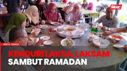 Jamu laksa, laksam Terengganu sambut Ramadan