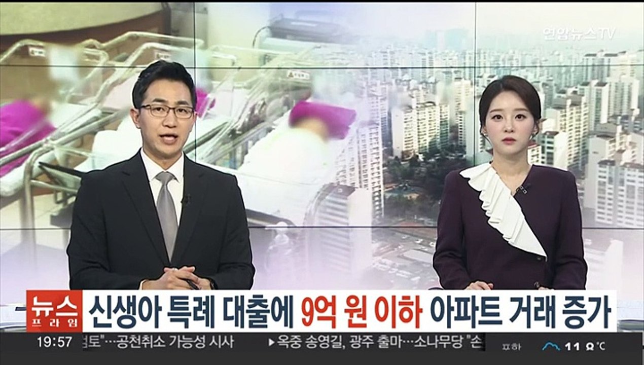신생아 특례대출에 9억원 이하 아파트 거래 증가