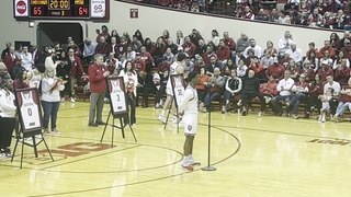 Xavier Johnson Senior Day Speech After Indiana's 65-64 Win Over Michigan State