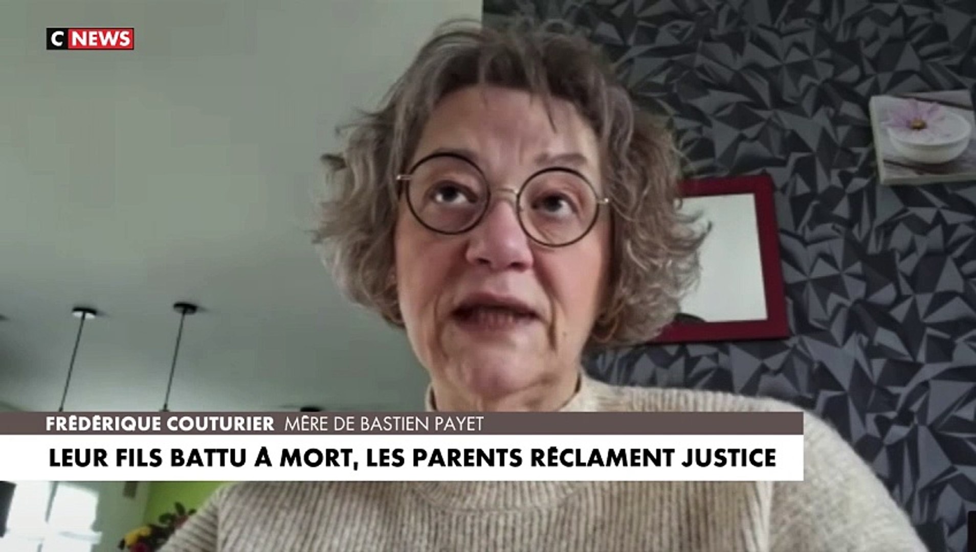L'appel à l'aide de la maman de Bastien Payet, ancien candidat des "12 coups  de midi" sur TF1, tué lors d'une rixe il y a 5 ans: "Ses agresseurs sont  dehors et