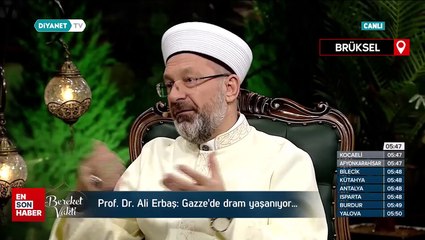 Prof. Dr. Ali Erbaş: Gazze’de sadece Gazzeliler değil, insanlık ölüyor