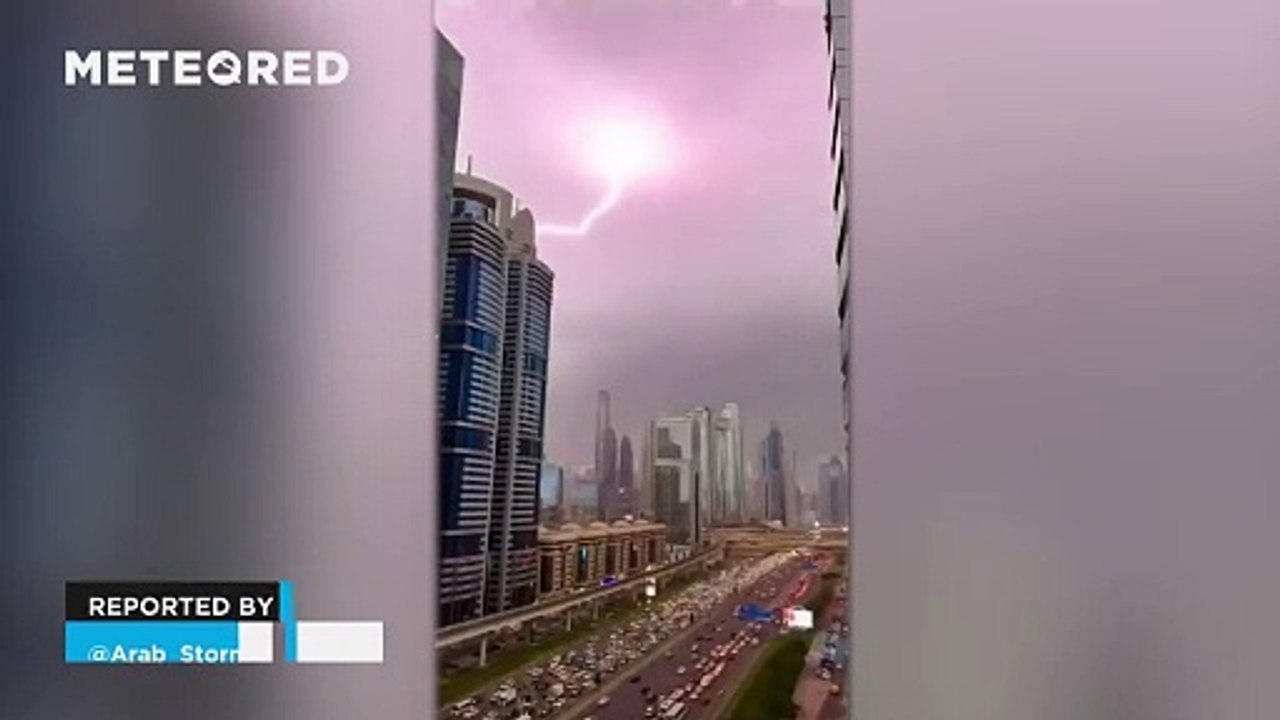 Very violent storms and flooding in the Arabian Peninsula.
