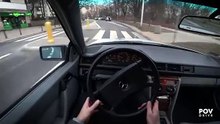 1984 Mercedes-Benz W124 - POV Driving