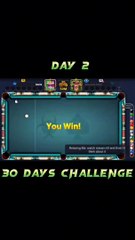 8 Ball Pool Shorts - Day 2/30 Days Challenge #fypシ #fyp #8ballpool