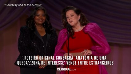 Roteiro original consagra 'Anatomia de uma Queda';'Zona de Interesse' vence entre estrangeiros