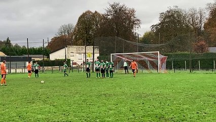But de Nathan Renaux lors du déplacement à Rouvroy sur Audry en coupe (victoire 2-0)