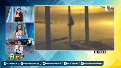 Se creía Spiderman: delincuente trepa poste para robar cables de alumbrado público en VES