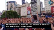 30.000 personas se reunieron en el Obelisco de Argentina para homenajear a Akira Toriyama
