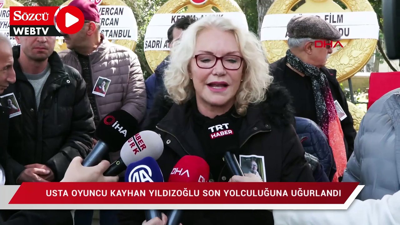 Usta oyuncu Kayhan Yıldızoğlu son yolculuğuna uğurlandı