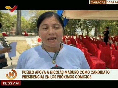 Caracas | Ciudadanos apoyan postulación del Pdte. Nicolás Maduro para próximas elecciones