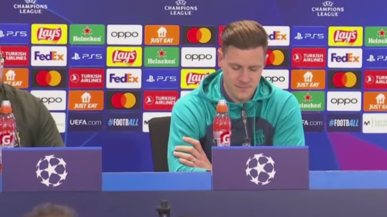 Rueda de prensa de Ter Stegen, previa al FC Barcelona vs. Nápoles de Champions League
