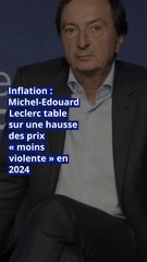 Inflation : Michel-Edouard Leclerc table sur une hausse des prix « moins violente » en 2024