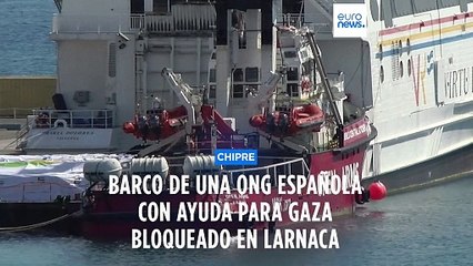 El barco de Open Arms con ayuda para Gaza permanece amarrado en Chipre