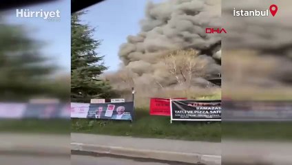 Tuzla'da fabrikada yangın