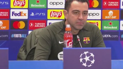 Rueda de prensa de Xavi Hernádez, previa al FC Barcelona vs. Nápoles de Champions League
