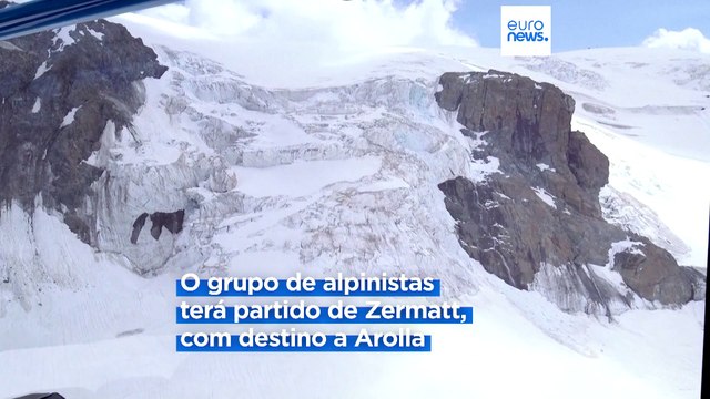 Cinco dos seis alpinistas desaparecidos nos Alpes da Suiça foram encontrados mortos