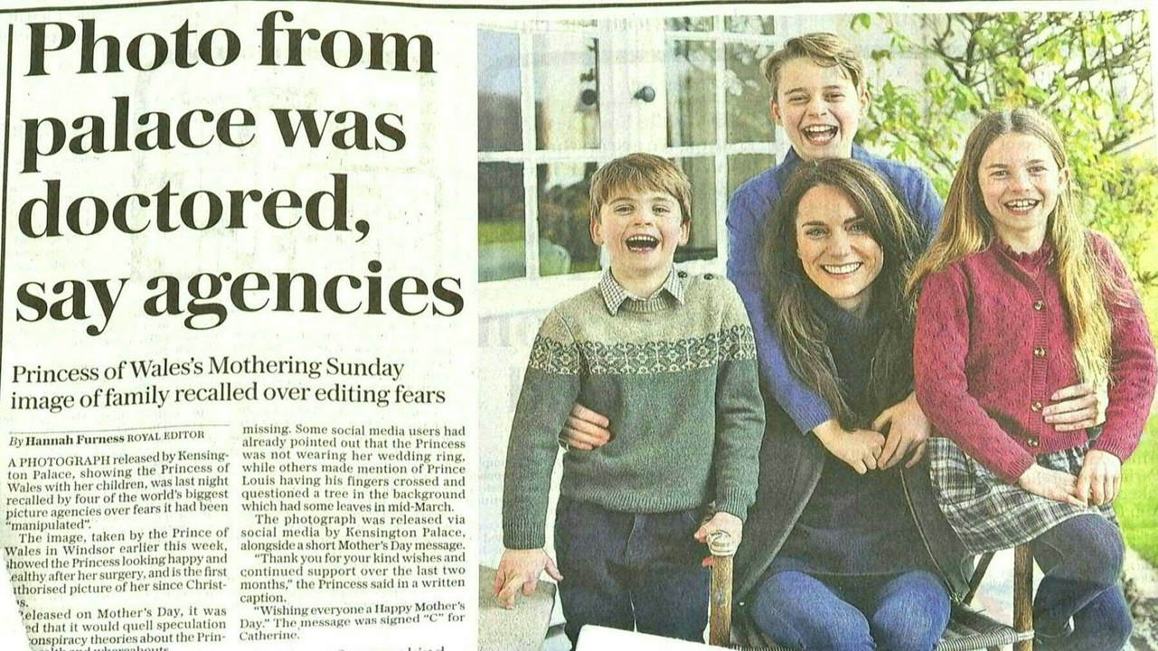 Wirbel um Kates manipuliertes Familienfoto