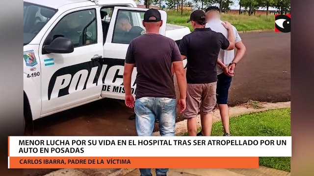 Menor lucha por su vida en el hospital tras ser atropellado por un auto en Posadas
