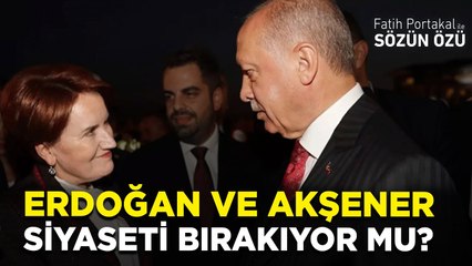 AJİTASYONCU ERDOĞAN VE AKŞENER AYNI ANDA SİYASETİ BIRAKMAYA MI HAZIRLANIYOR? SÖZÜNÜ YİNE YERLER Mİ?