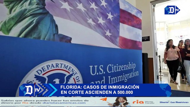 Florida: Casos de inmigración en corte ascienden a 500.000 | El Diario en 90 segundos