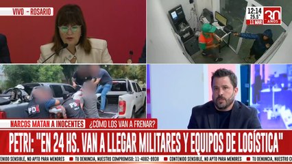 Martín Tetaz: "El objetivo de los narcos es aterrorizar a la gente"