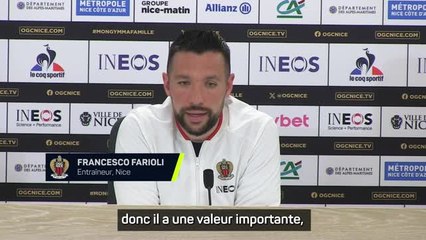 Nice - Farioli : “La seule façon d'affronter le PSG, c’est de jouer avec courage”
