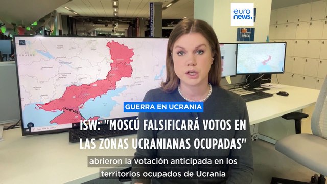 Mapas de la guerra: Moscú falsificará votos en las regiones ocupadas de Ucrania según el ISW