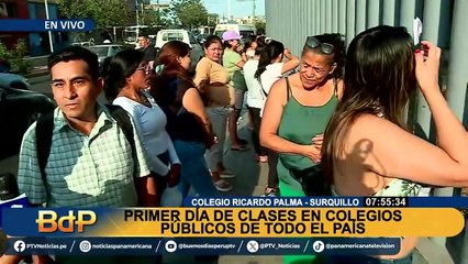 Inicio de clases en Surquillo: padre de familia denuncia robo de proyectores en colegio Ricardo Palma